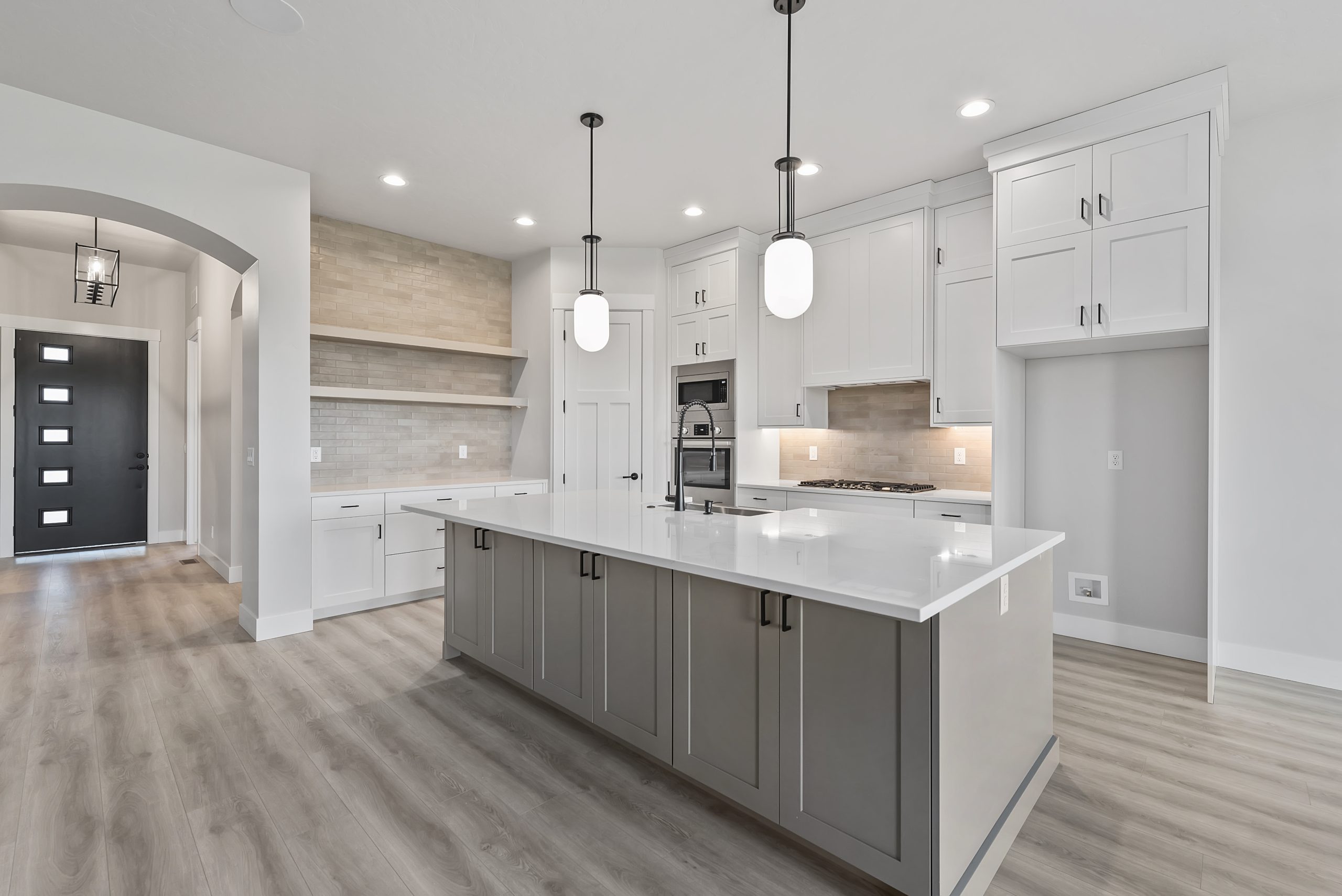 hunter homes kitchen, osprey estates, new construction nampa